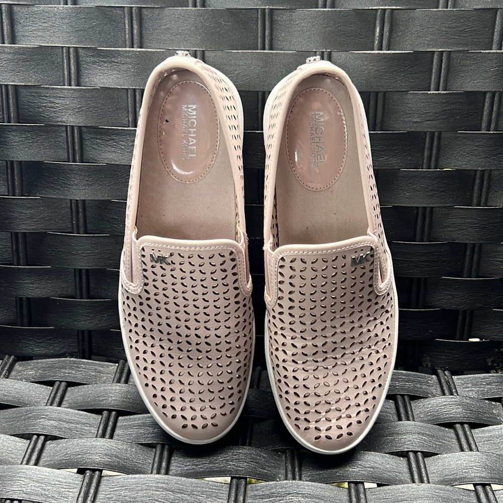 Michael Kors Pink Olivia Slip Ons
